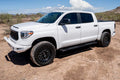 0721 TUNDRA CREWMAX 5IN SPORT STEP SLIDE TRACK RUNNING BOARDS BLACK TEXTURED ALUMINUM