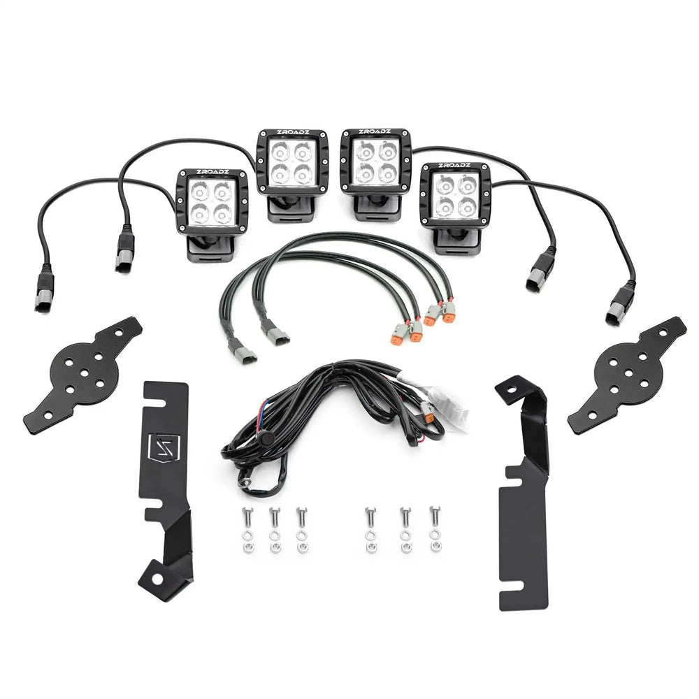(4) 3 INCH ZROADZ LED POD LIGHTS