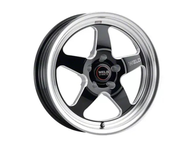 Weld 17x10 Ventura Drag 5x114.3 ET25 BS 6.48 Gloss BLK MIL DIA 78.1