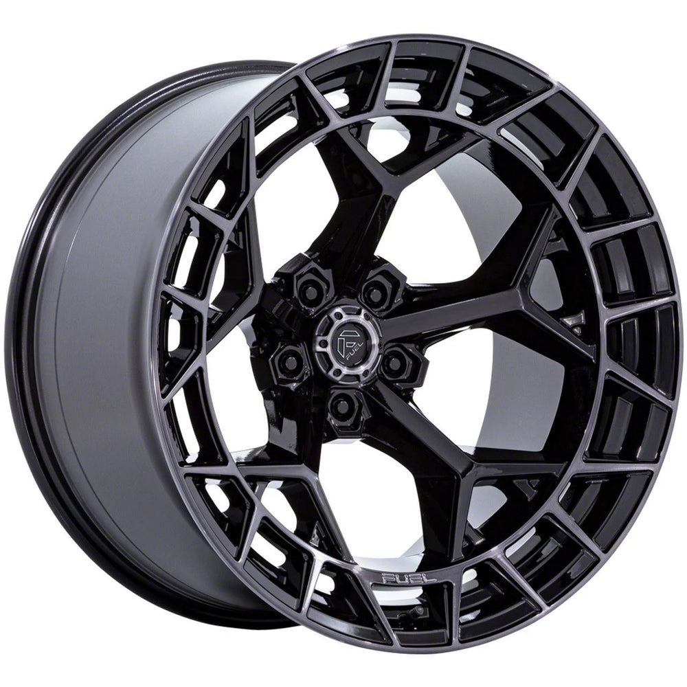 D873 20X10 5X5.0 GGLOSS BLACK BRUSHED FACE DARK TINT 18MM