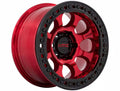 KM237 17X9 5X5.0 C-RED-BLK-RG -12MM