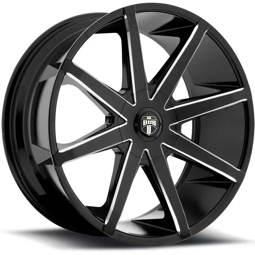 S109 22X9.5 BLANK GL-BLK-MIL 10MM (