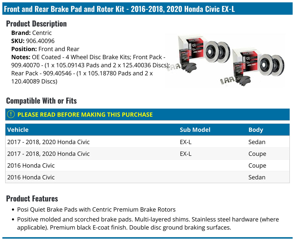 PREFERRED AXLE PACK 4 WHEEL