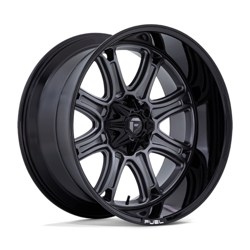 D853 22X10 BLANK M-GNMTL BLK-LP 10M