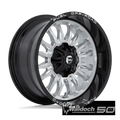 D798 20X10 6X135/5.5 SLVR-BRSH BLK-