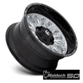 D798 20X10 6X135/5.5 SLVR-BRSH BLK-