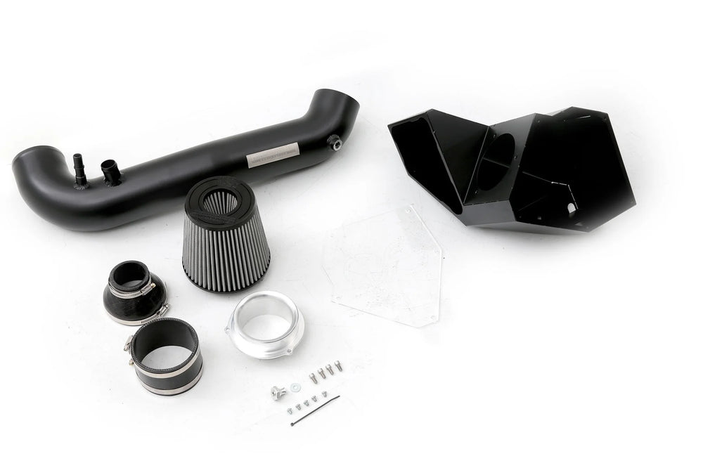 cp-e aIntake Dry Flow Intake w/Air Box Satin Black Ford Mustang EcoBoost 2015