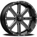FLASH 24X7 4X156.00 GLOSS BLACK MIL