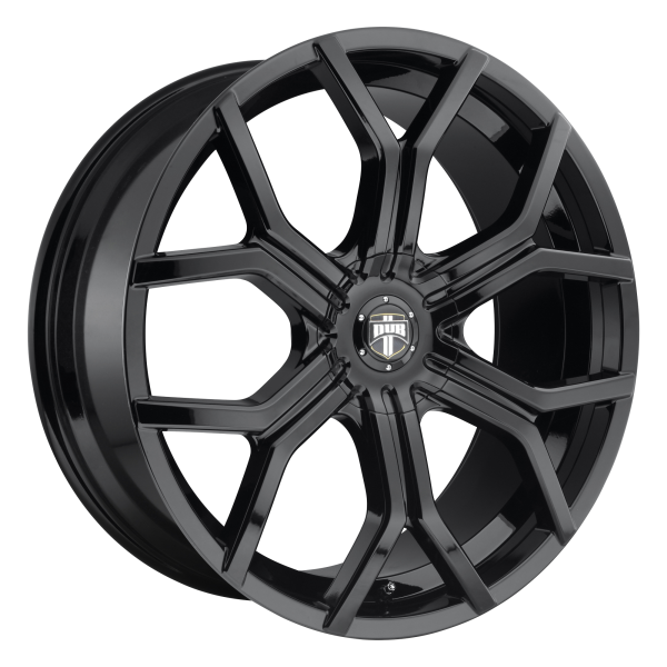 S208 22X9.5 BLANK GL-BLK 25MM (0-0)