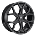 S208 22X9.5 BLANK GL-BLK 25MM (0-0)