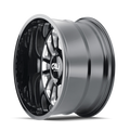 CALI OFF-ROAD SUMMIT 9110 GLOSS BLACK MILLED SPOKES 22X10 8-170 0MM 125.2MM