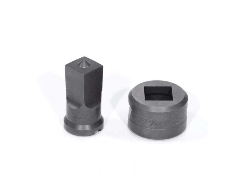 13/16' SQUARE PUNCH & DIE SET WITH