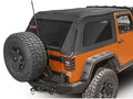 Rugged Ridge Bowless Top 2-Door Black Diamond 07-18 Jeep Wrangler