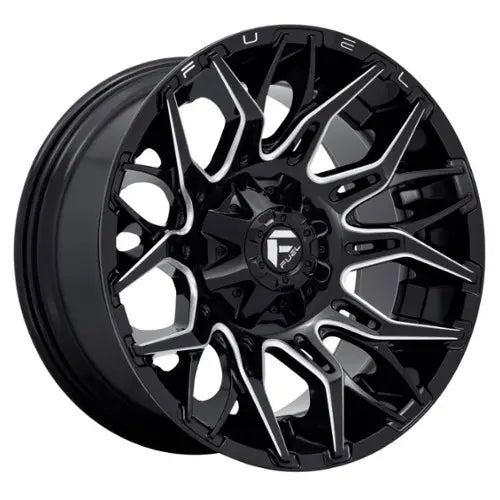 D769 22X12 8X180 G-BLK-MILL -44MM
