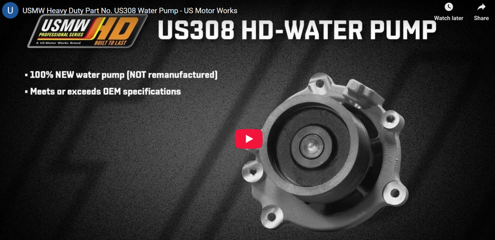 NEW WATER PUMP
