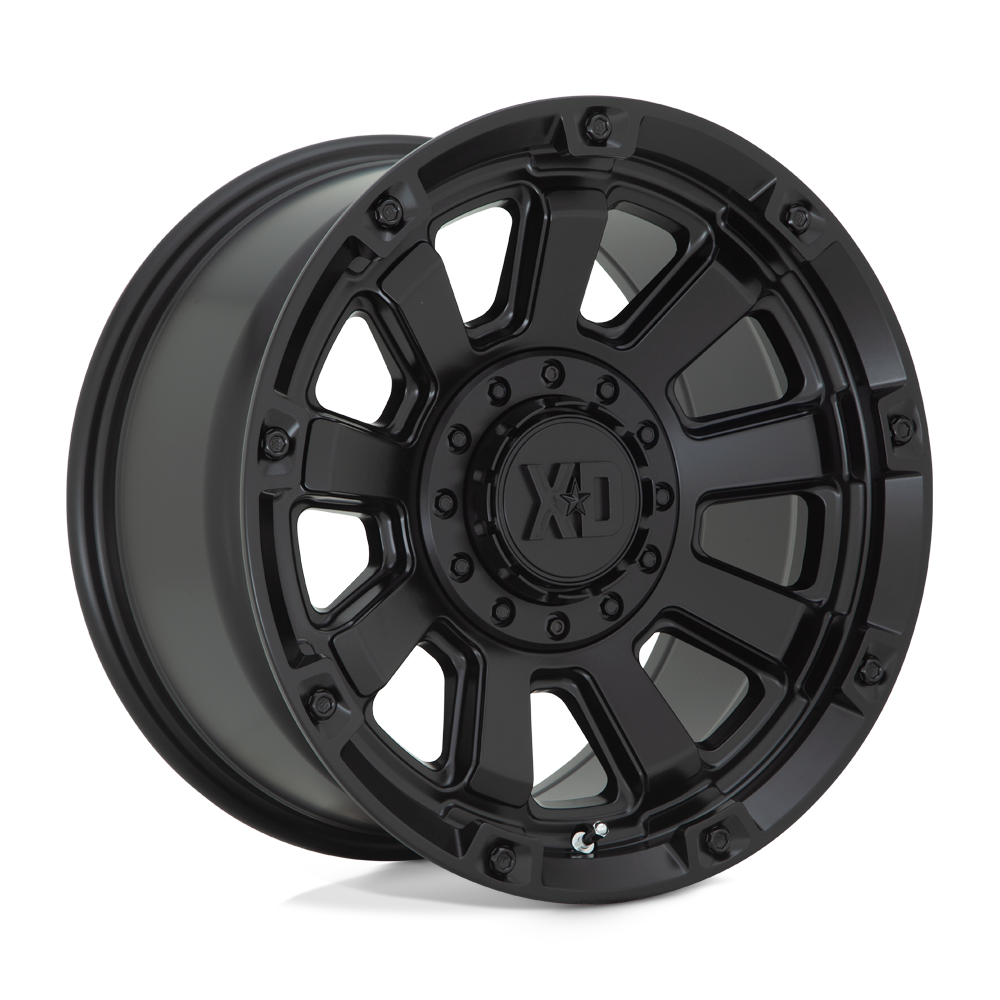 KMC Wheels black auto part