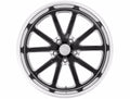U117 22X9 5X5.0 GL-BLK-MIL 1MM