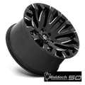 D828 20X10 6X5.5 G-BLK-MILL -18MM