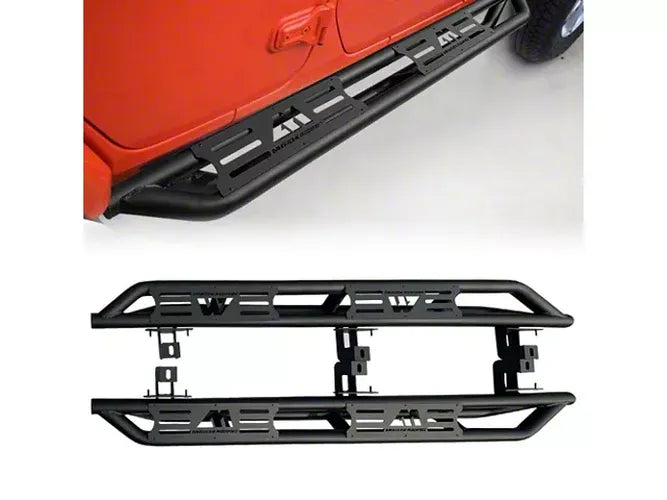 SIDE STEP BARS W/ AM BRAND 4 DOOR