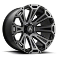 CLEAVER 22X12 8X165.10 BLACK-BRUSHE