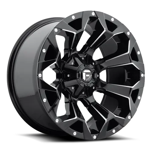 Fuel Wheels black auto part
