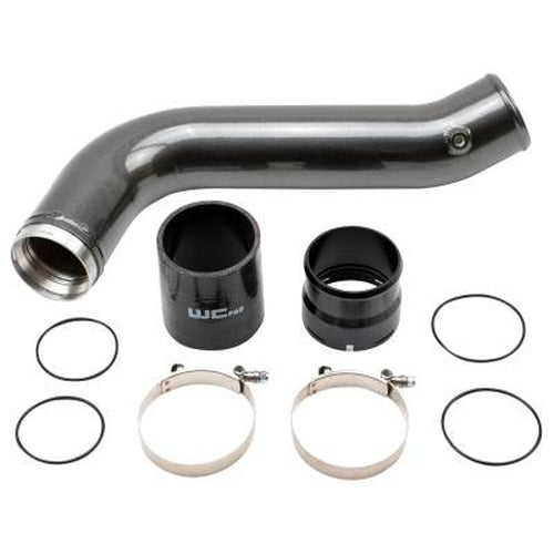 Passenger Side 3.5 in. Intercooler Pipe 20-24 Duramax L5P Candy Red