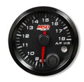 MSD Standalone Air/Fuel Wideband 02 Gauges Kit 2-1/16 Wideband Air/Fuel Gauge,Black Face MSD Ignition