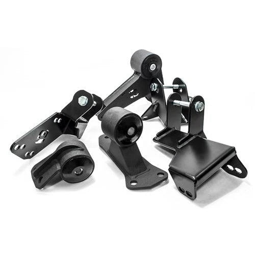 Innovative 96-00 Civic K-Series Black Aluminum Mounts 85A Bushings (EG/DC Subframe)