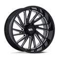 MO811 22X12 8X180 G-BLK MILL -44MM