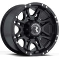 Aluminum Wheels 20x9 Raptor 981 Matte Black 30 Offset 6 on 135 Bolt Pattern 87 Bore Raceline
