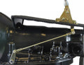 FLOOR MOUNT SHIFTER D C4 TRANS W/CHROME 10IN SGL BEND LEVER & MUSHROOM KNOB