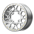 KMC POWERSPORTS KS435 15X6 4X137 RAW-MACH-FRG 38MM - KS43556048538A