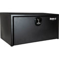 18X18X36 INCH TEXTURED MATTE BLACK STEEL UNDERBODY TRUCK BOX WITH 3POINT LATCH