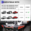 20182024 JEEP WRANGLER JL / GLADIATOR JT FRONT BUMPER BK WSAJL01A101BX