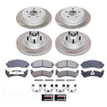 Power Stop 2003 Ford Explorer Sport Front and Rear Semi-Coated Rotor Kit