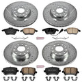 Power Stop 06-09 Audi A3 Front & Rear Z23 Evolution Sport Brake Kit