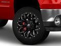 Fuel Wheels black auto part