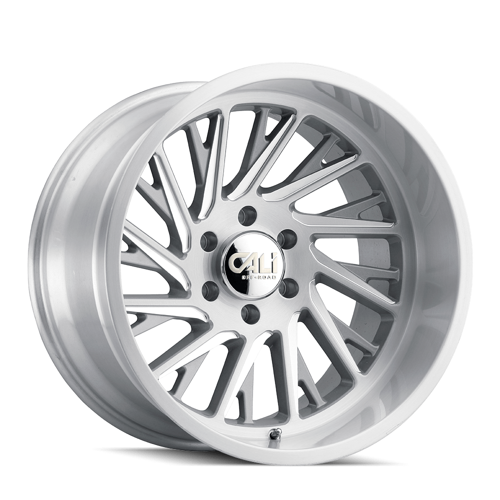 CALI OFF-ROAD PURGE 9114 BRUSHED CLEAR GLOSS 20X10 5-127 -25MM 78.1MM
