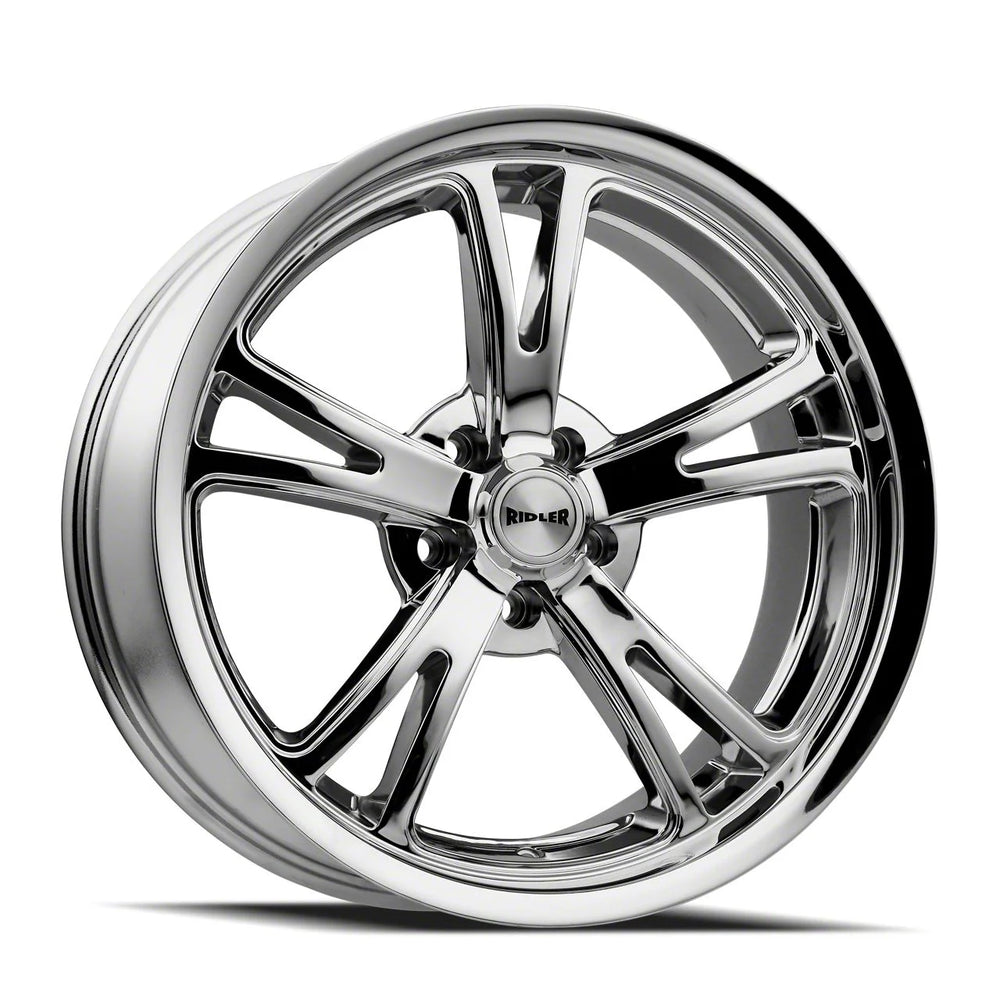 RIDLER TYPE 606 CHROME 20X8.5 5-127 0MM 83.82MM