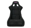 NRG FRP Bucket Seat (Large) Red Alcantara w/ Dragon Livery