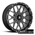M45 22X7 4X137 G-BLK MILL 00MM