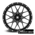 M45 22X7 4X137 G-BLK MILL 00MM