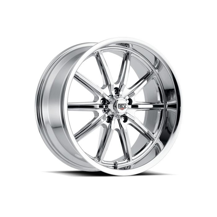 REV WHEELS 110 CLASSIC SERIES 20x8 5x120.65/5x4.75 +0MM OS CHROME