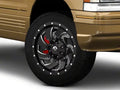 ~(40 lbs. 21X21X12)~ CLEAVER 18x9 5x114.30/5x127.00 GLOSS BLACK MILLED (-12 mm)