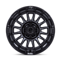 BR025 17X9 5X5.0 M-BLK G-BLK -12MM
