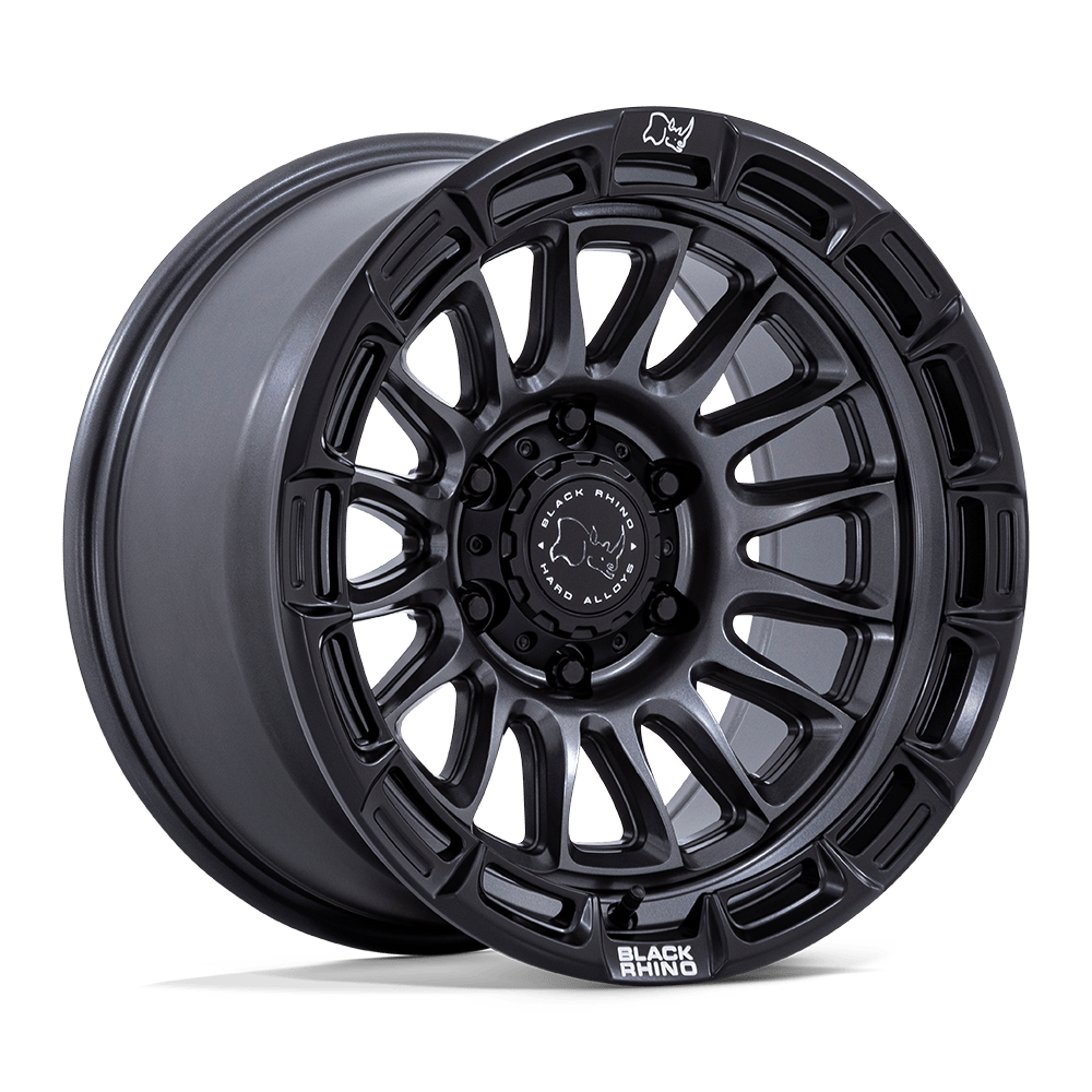 BR025 17X9 5X5.0 M-BLK G-BLK -12MM