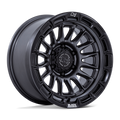 BR025 17X9 5X5.0 M-BLK G-BLK -12MM