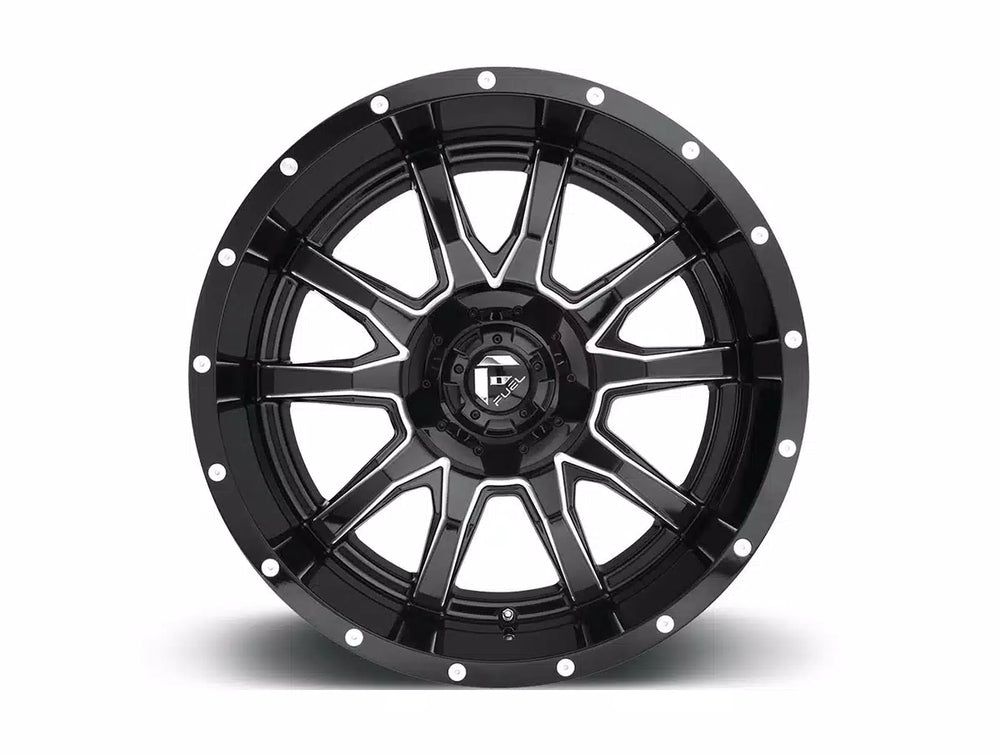 ~(43 lbs. 23X23X12)~ VANDAL 20x9 8x170.00 GLOSS BLACK MILLED (20 mm)