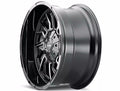 MAYHEM FLYWHEEL 8111 GLOSS BLACK MILLED SPOKES 22X10 5-127 5-139.7 -19MM 87.1MM