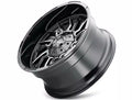 MAYHEM FLYWHEEL 8111 GLOSS BLACK MILLED SPOKES 22X10 5-127 5-139.7 -19MM 87.1MM